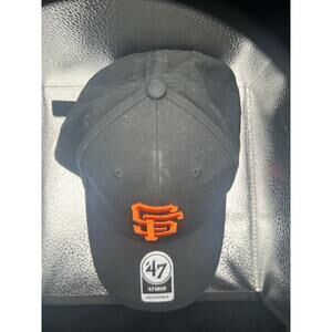 San Francisco Giants ’47 MVP Adjustable Hat - Black with Orange Logo - New